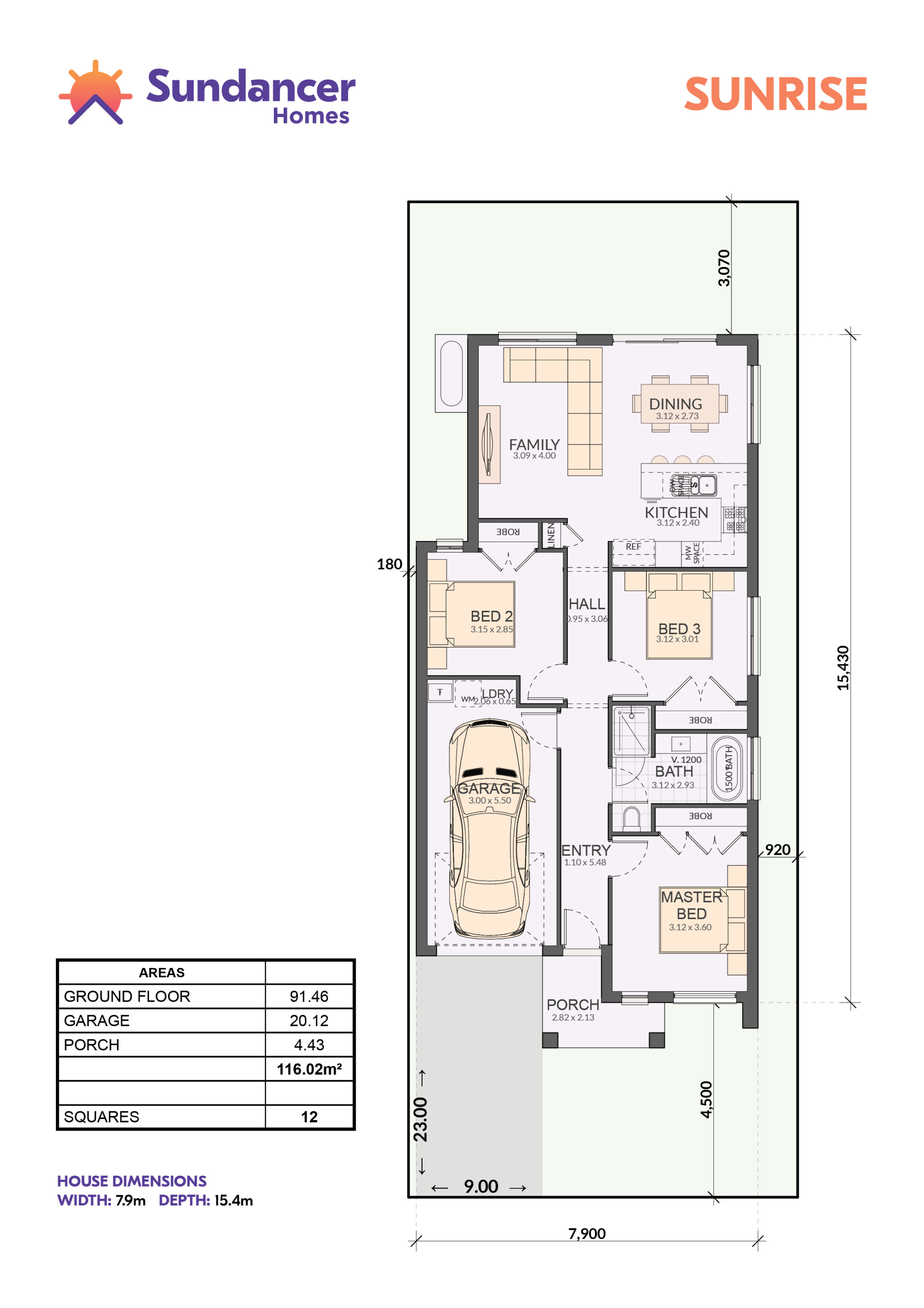 Sunrise House Design - Sundancer Homes | Sydney Home Builder